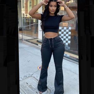 BRAND NEW NEVER WORN BLACK FASHION NOVA PANTS